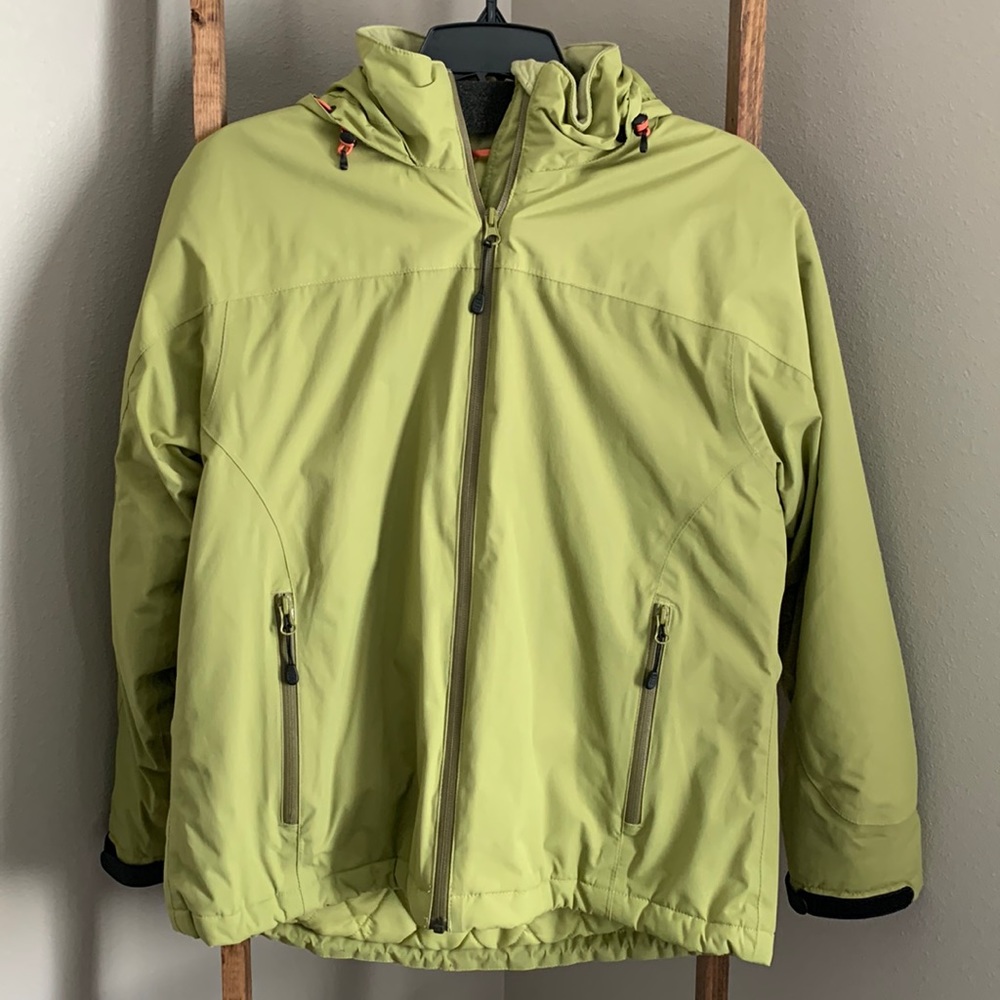 Lands' End women's Aquacheck rain jacket